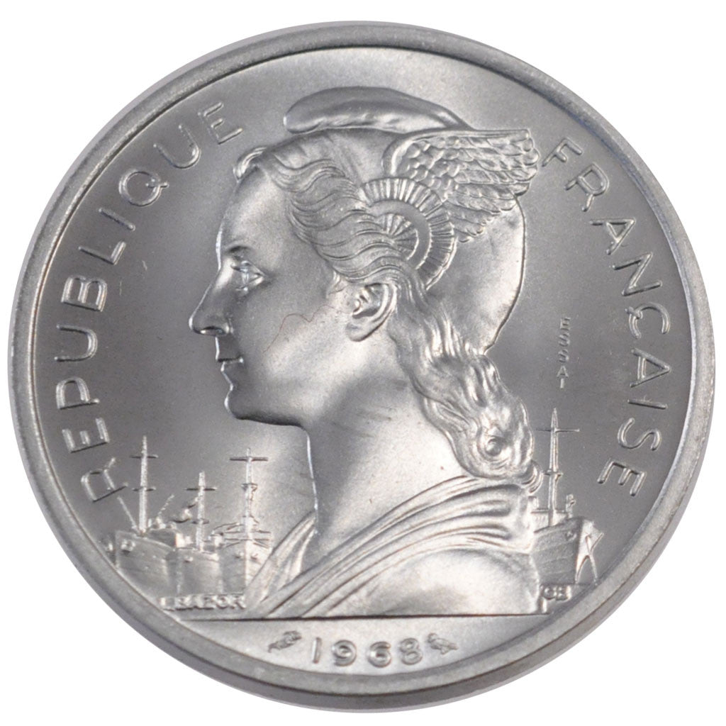 Djibouti, Territoire des Affars et Issas, 5 Francs Essai