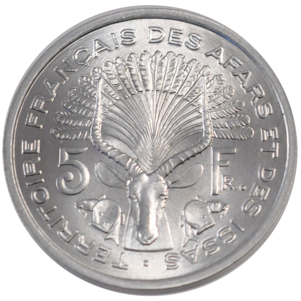 Djibouti, Territoire des Affars et Issas, 5 Francs Essai