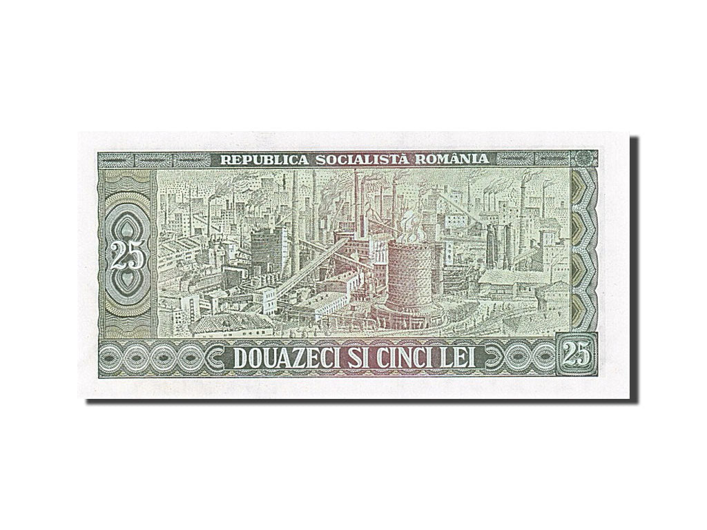 Banconote, Romania, 25 Lei, 1966, FDS