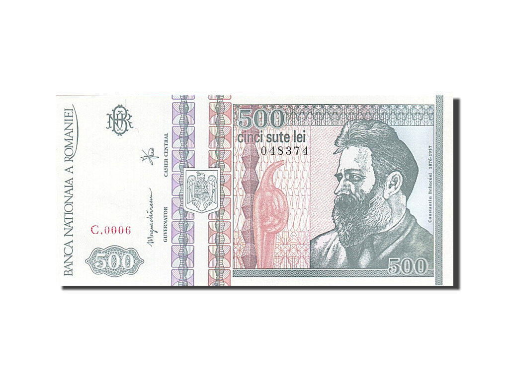 Geldschein, Rumänien, 500 Lei, 1992, 1992-12-01, UNZ-
