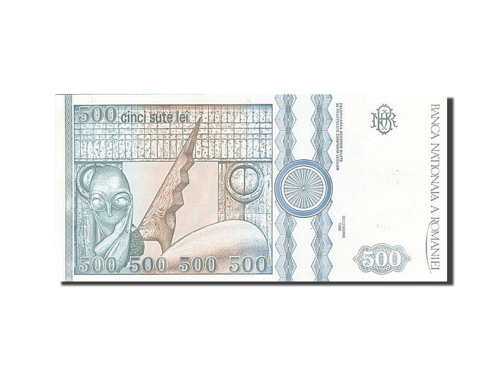 Banknote, Romania, 500 Lei, 1992, 1992-12-01, UNC(63)