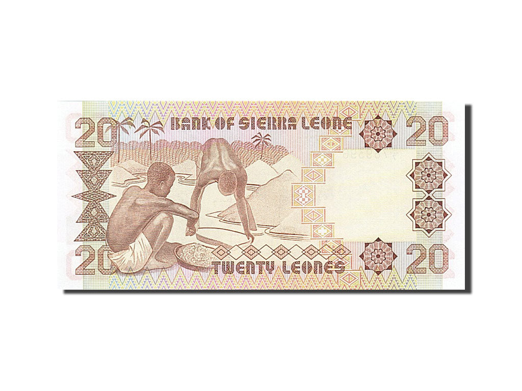 Sierra Leone, 20 Leones, 1988, KM #16, 1988-04-27, UNC(65-70), B/7 789396