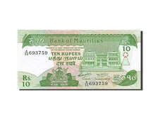 Geldschein, Mauritius, 10 Rupees, 1985, UNZ