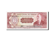 Billete, 10 Guaranies, 1952, Paraguay, SC