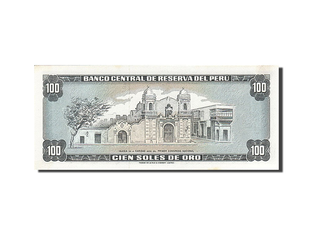 Peru, 100 Soles de Oro, 1974, KM #102c, 1974-08-15, UNC(63), G 145849299