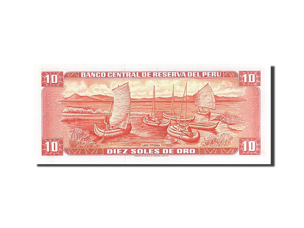 Banknote, Peru, 10 Soles De Oro, 1971, 1971-09-09, UNC(63)