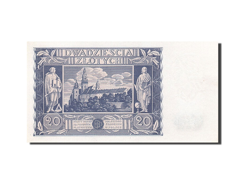 Poland, 20 Zlotych, 1940, KM #95, 1940-03-01, UNC(65-70), AH1328961