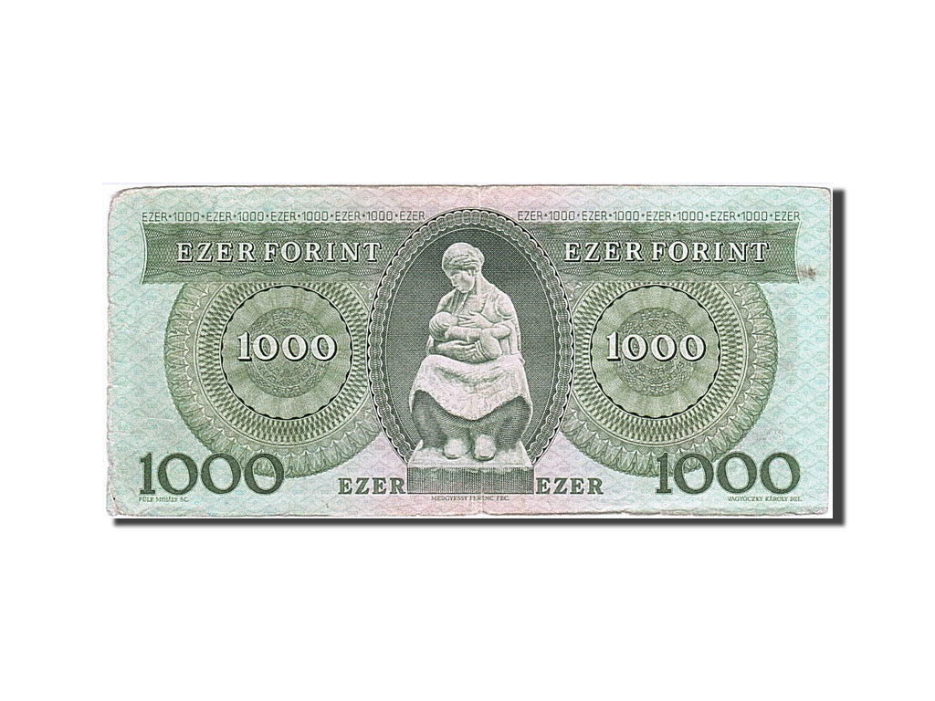 Hungary, 1000 Forint, 1983, KM #173a, 1983-03-25, VF(20-25), A 88239666
