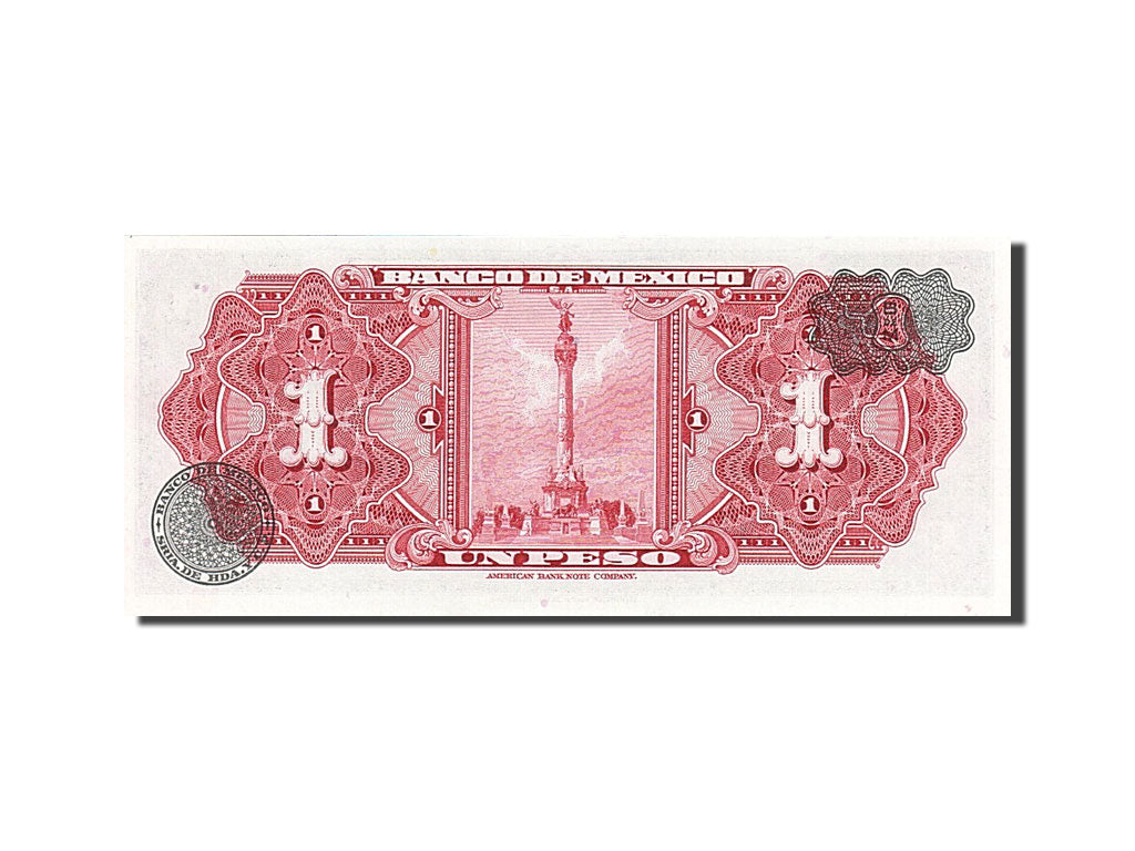 Banknote, Mexico, 1 Peso, 1969, 1969-08-27, UNC(65-70)