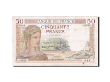 Geldschein, Frankreich, 50 Francs, 50 F 1934-1940 ''Cérès'', 1938, 1938-10-27