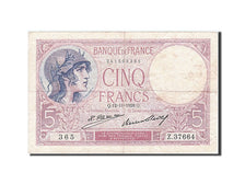 France, 5 Francs, 5 F 1917-1940 ''Violet'', 1928, KM #83, 1928-11-12,...