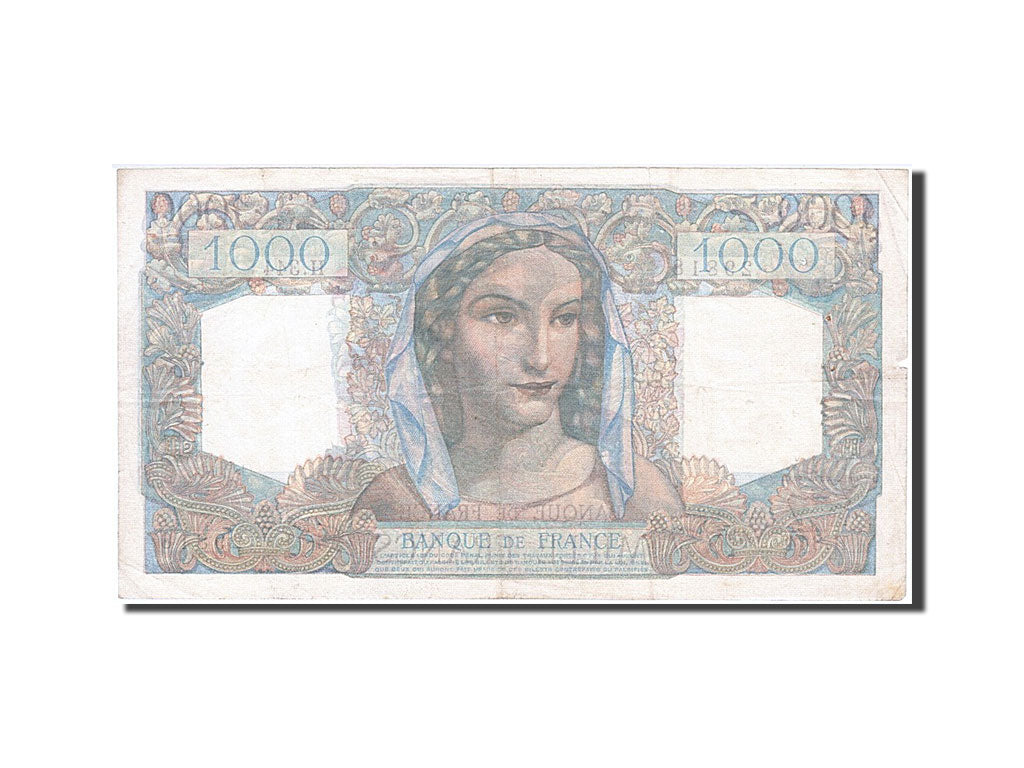 Banknote, France, 1000 Francs, 1 000 F 1953-1957 ''Richelieu'', 1946