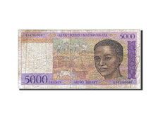 Madagascar, 5000 Francs = 1000 Ariary, 1995, KM #78a, VF(20-25), A 84360087