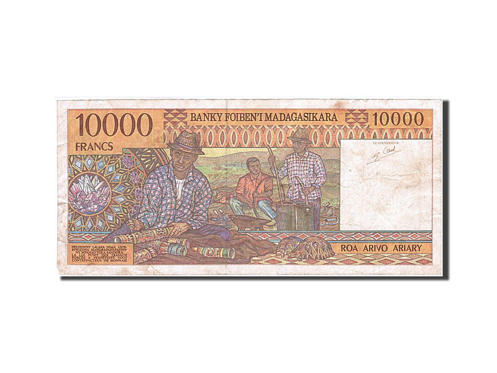 Madagascar, 10,000 Francs = 2000 Ariary, 1995, KM #79a, VF(20-25), A 76690709