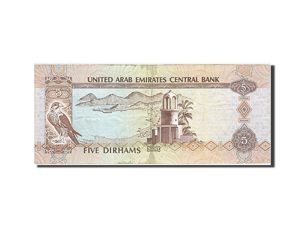 United Arab Emirates, 5 Dirhams, 2001, KM #19b, VF(20-25), 186151792