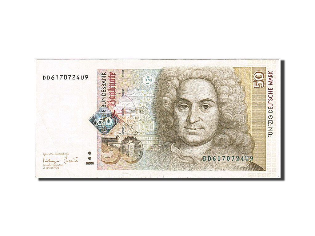 Germany - Federal Republic, 50 Deutsche Mark, 1996, KM #45, 1996-01-02,...
