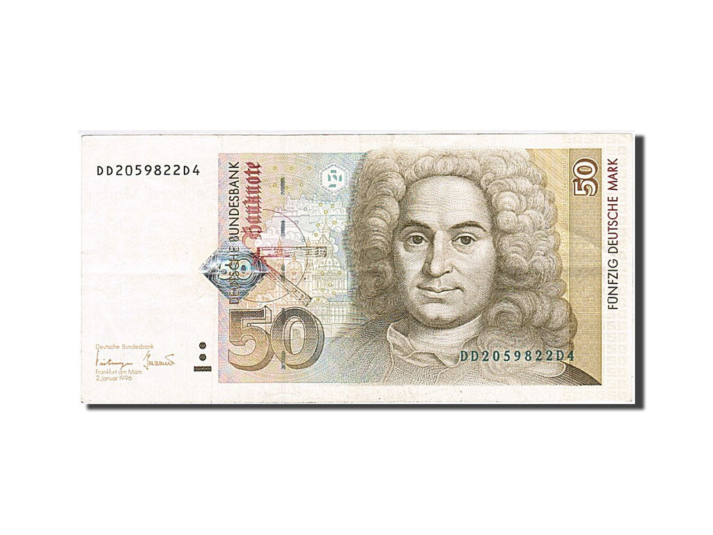 Germany - Federal Republic, 50 Deutsche Mark, 1996, KM #45, 1996-01-02,...