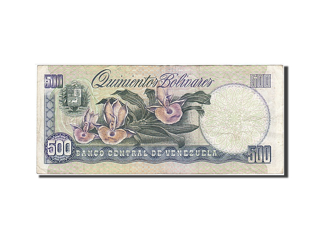 Venezuela, 500 Bolivares, 1990, 1990-05-31, MB+