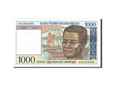 Banconote, Madagascar, 1000 Francs = 200 Ariary, 1994, MB