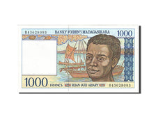 Banknote, Madagascar, 1000 Francs = 200 Ariary, 1994, AU(55-58)