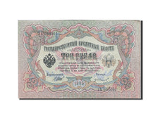 Biljet, Rusland, 3 Rubles, 1905, TTB