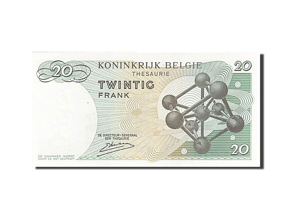 Belgium, 20 Francs, 1964, KM #138, 1964-06-15, UNC(63), 3Z3168115