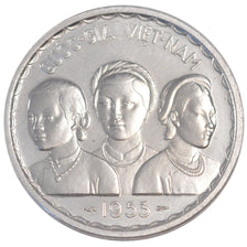 Vietnam, 50 Xu, 1953, MS(65-70), Aluminium, Lecompte #14, 3.50
