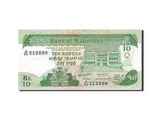 Mauritius, 10 Rupees, 1985, KM #35b, EF(40-45), A/84 212698