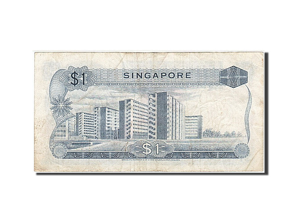 Banconote, Singapore, 1 Dollar, 1967, MB