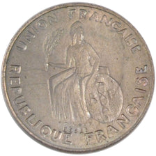 Nuova Caledonia, 50 Centimes, 1948, Paris, FDC, Nichel-bronzo, Lecompte:19
