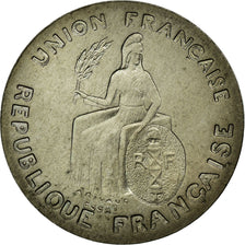 Moneda, Nueva Caledonia, 50 Centimes, 1948, Paris, FDC, Níquel - bronce