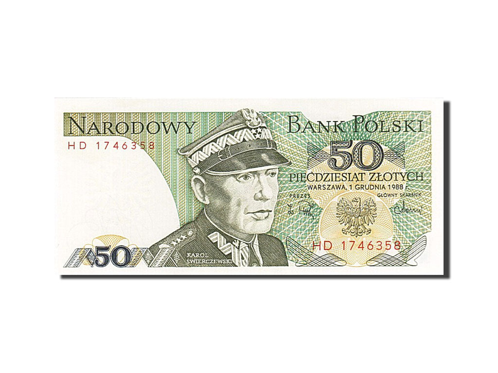 Banknote, Poland, 50 Zlotych, 1988, 1988-12-01, UNC(65-70)
