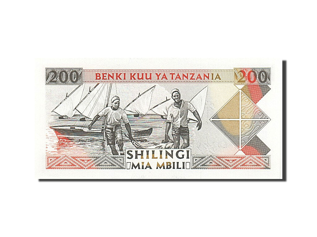 Banknot, Tanzania, 200 Shilingi, UNC(65-70)