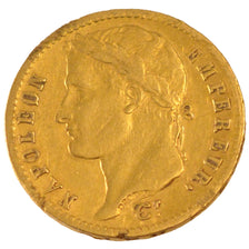 FRANCE, Napoléon I, 20 Francs, 1813, Paris, KM #695.1, EF(40-45), Gold, Gadoury