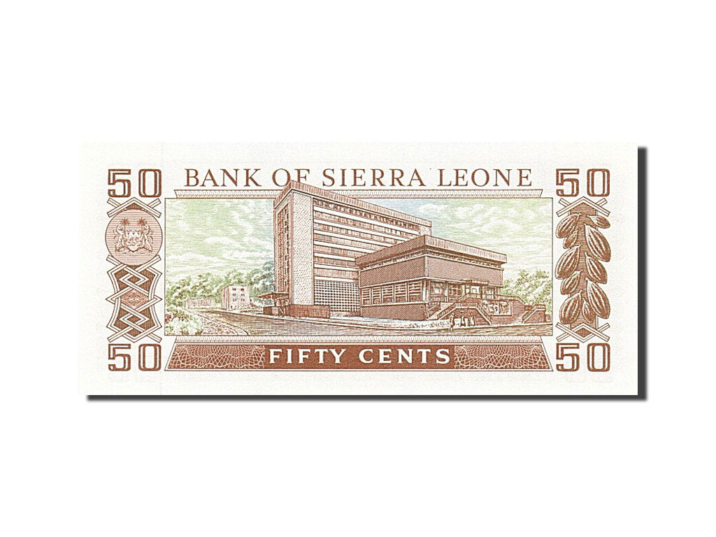 Banknote, Sierra Leone, 50 Cents, 1984, 1984-08-04, UNC(65-70)