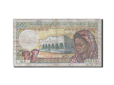 Comoros, 500 Francs, 1986, KM #10a, VF(20-25), Q.2 004000939