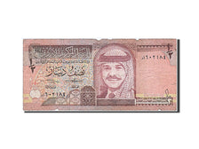 Jordan, 1/2 Dinar, 1992, KM #23a, VG(8-10)