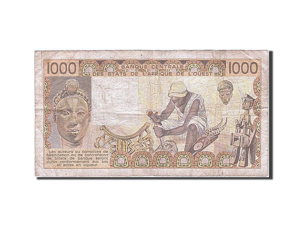 Afrique de l'Ouest, 1000 Francs, type 1981-1990