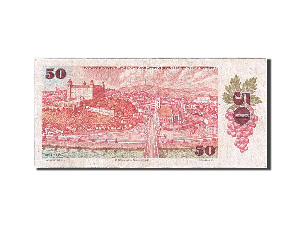 Czechoslovakia, 50 Korun, 1987, KM #96a, VF(20-25), F05 458757