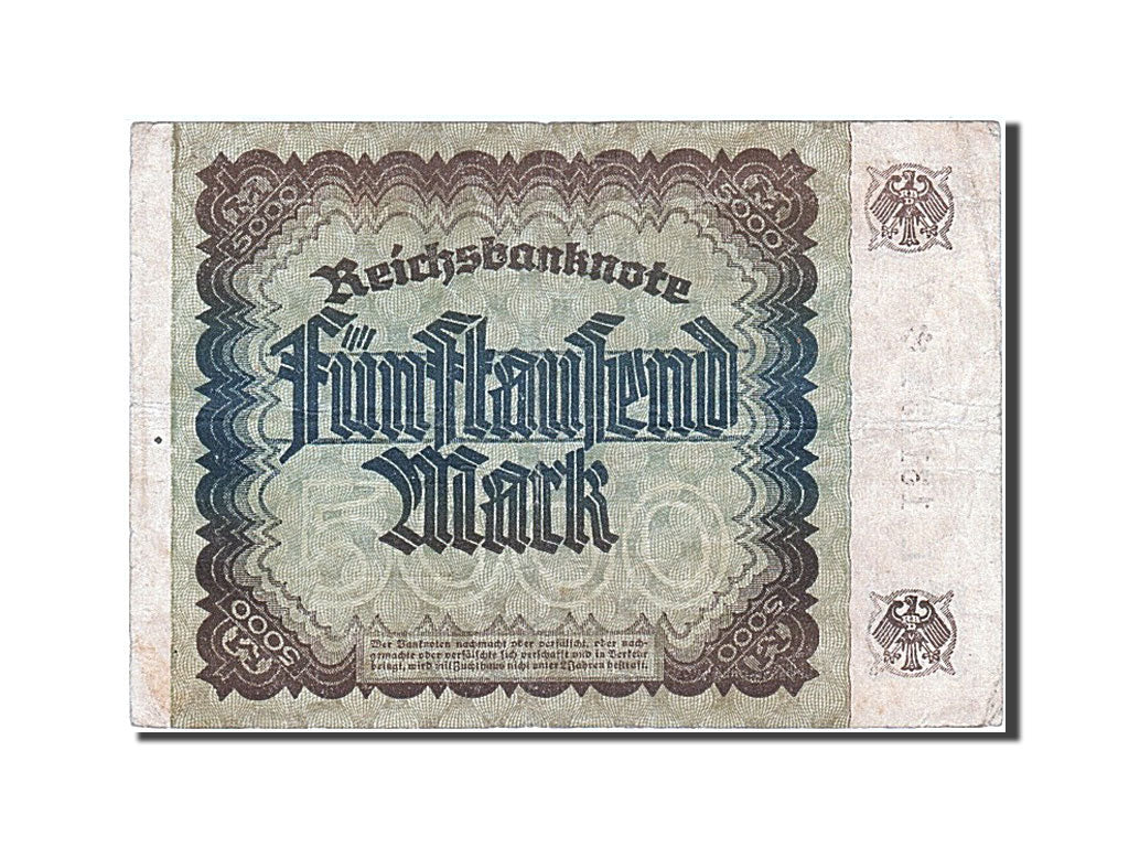 Banknote, Germany, 5000 Mark, 1922, 1922-12-02, VF(20-25)