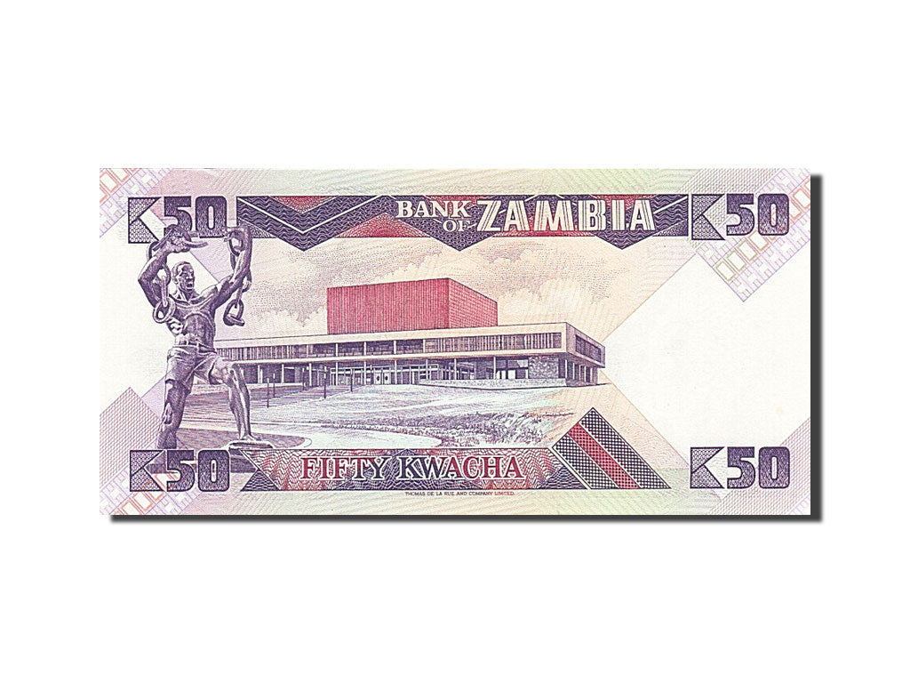 Banknote, Zambia, 50 Kwacha, 1986, UNC(65-70)