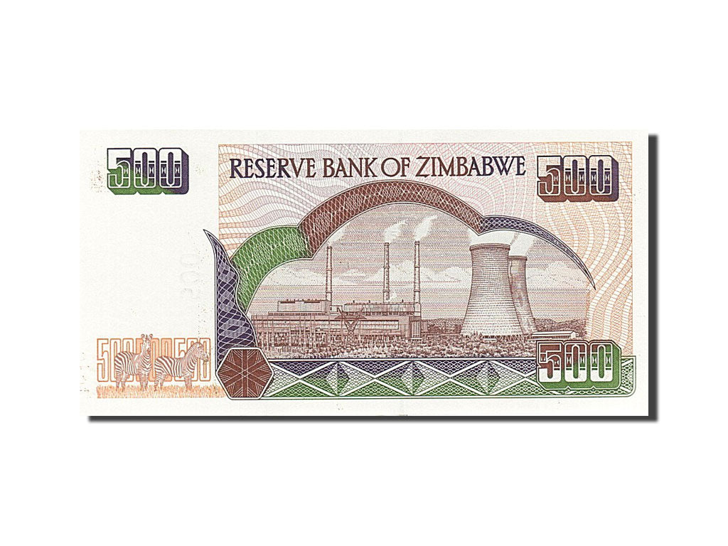 Banconote, Zimbabwe, 500 Dollars, 2004, FDS