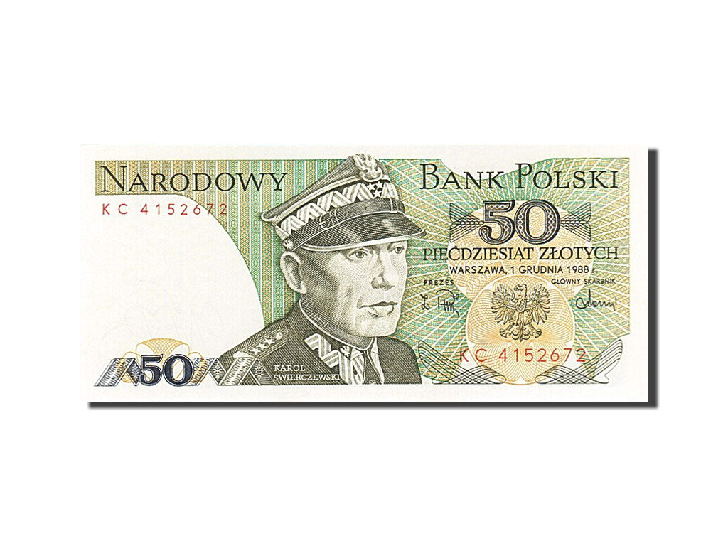 Banknote, Poland, 50 Zlotych, 1988, 1988-12-01, UNC(65-70)