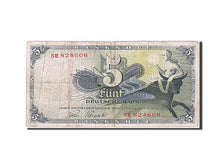 Banconote, GERMANIA - REPUBBLICA FEDERALE, 5 Deutsche Mark, 1948, 1948-12-09, B+