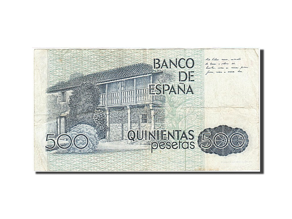 Banknote, Spain, 500 Pesetas, 1979, 1979-10-23, VF(20-25)