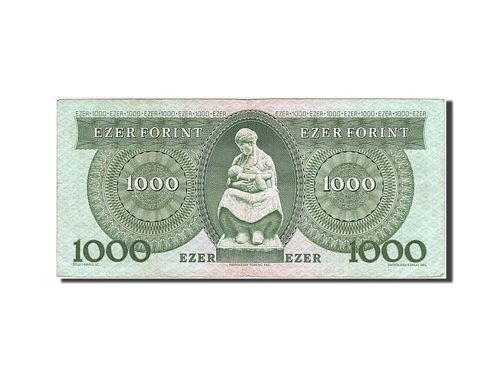 Hungary, 1000 Forint, 1983, KM #173b, 1983-11-10, VF(20-25), C 21982658