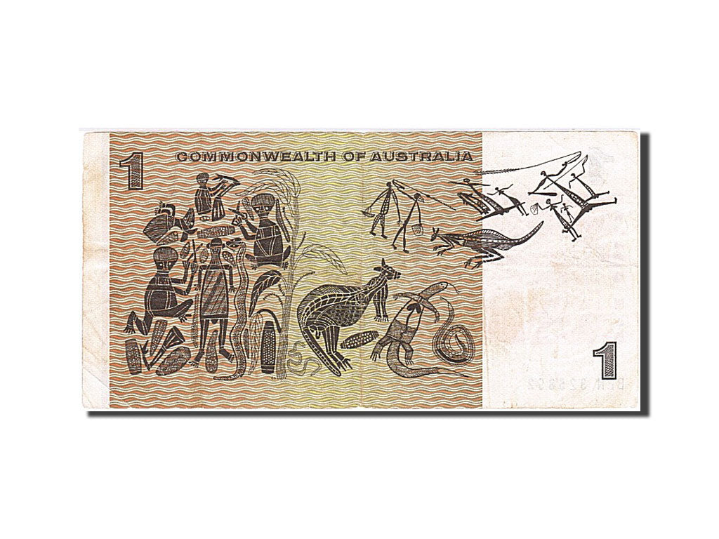 Biljet, Australië, 1 Dollar, 1972, TB+