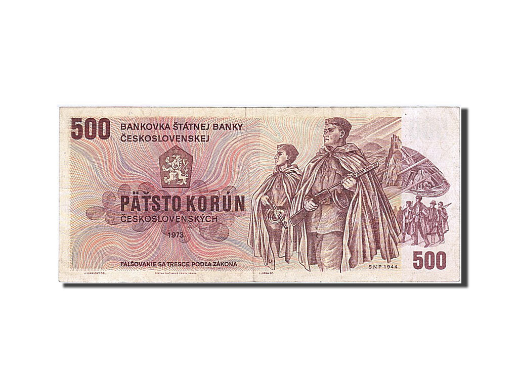 Czechoslovakia, 500 Korun, 1973, KM #93, VF(30-35), W26 375556