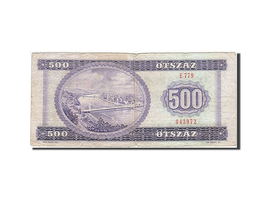 Ungheria, 500 Forint, 1980, 1980-09-30, B