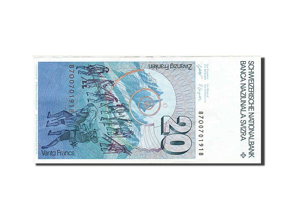 Suisse, 20 Francs, type H. B. de Saussure